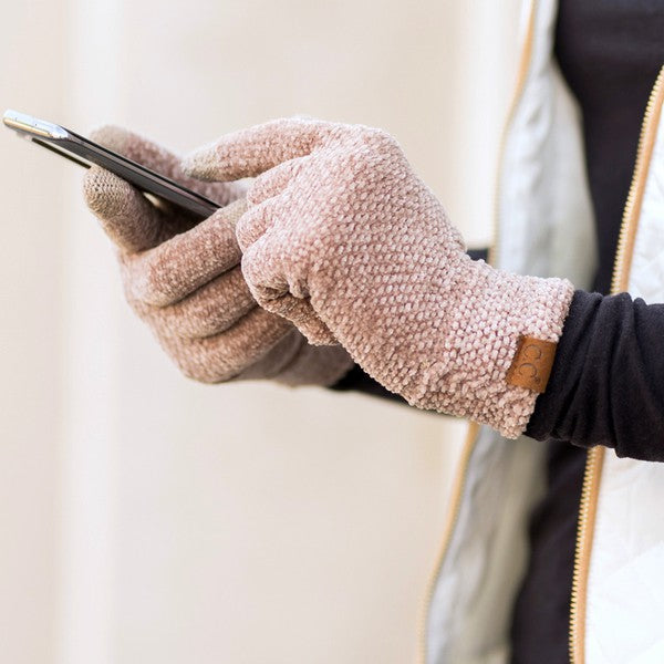 Chenille Touch Gloves