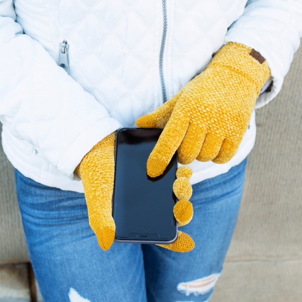 Chenille Touch Gloves