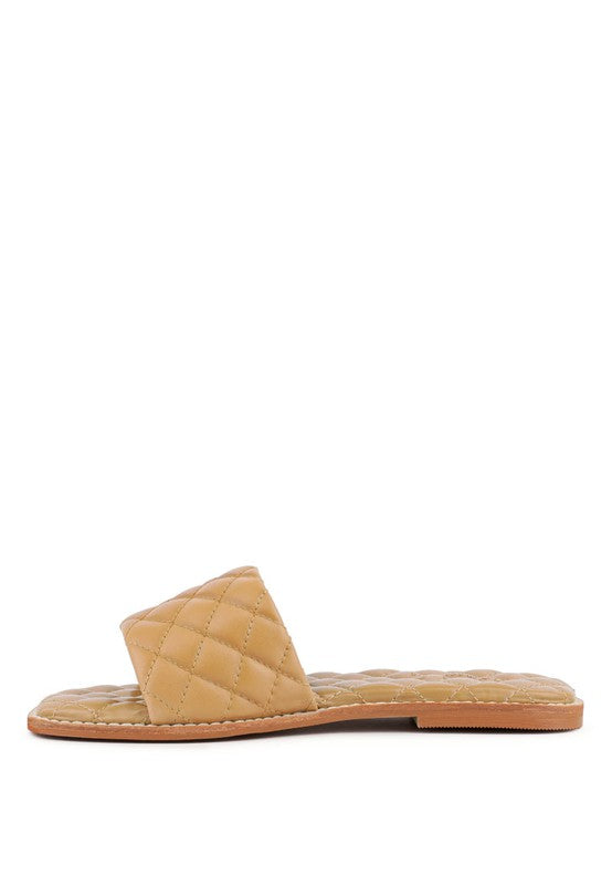 Handcrafted Leather Quilted Flats