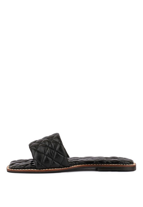 Handcrafted Leather Quilted Flats