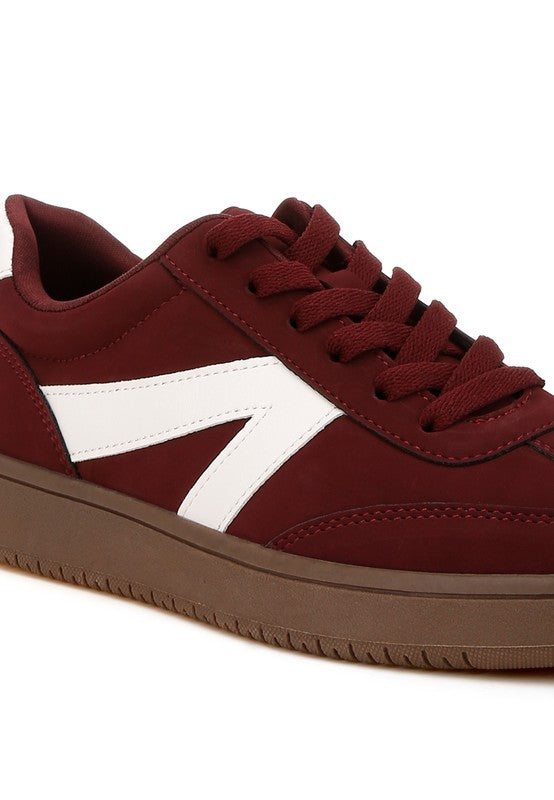 Contrasting Patchwork Chunky Sneakers