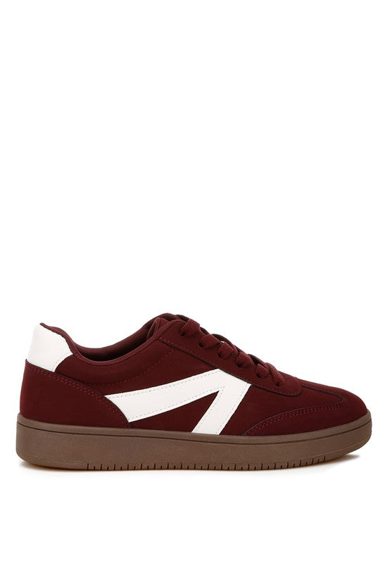 Contrasting Patchwork Chunky Sneakers