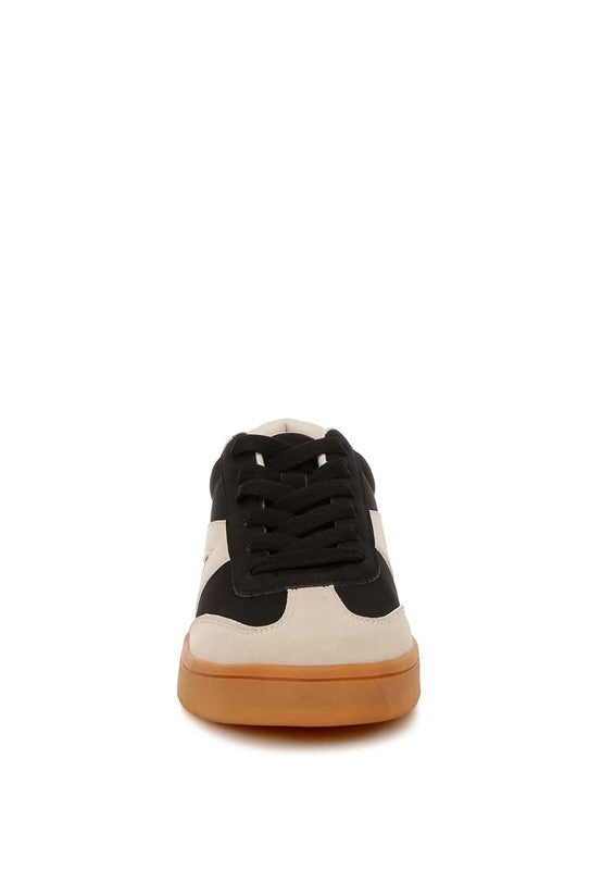 Contrasting Patchwork Chunky Sneakers