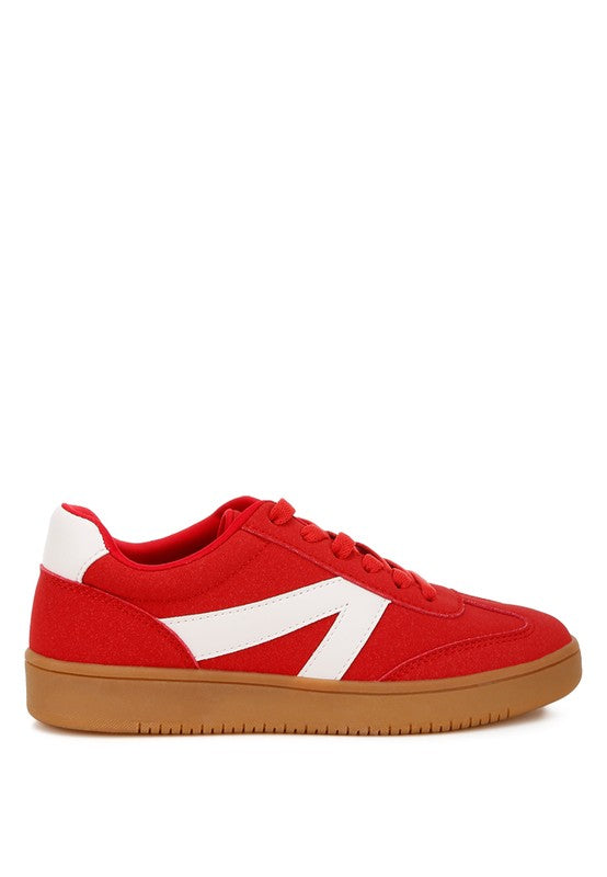 Contrasting Patchwork Chunky Sneakers