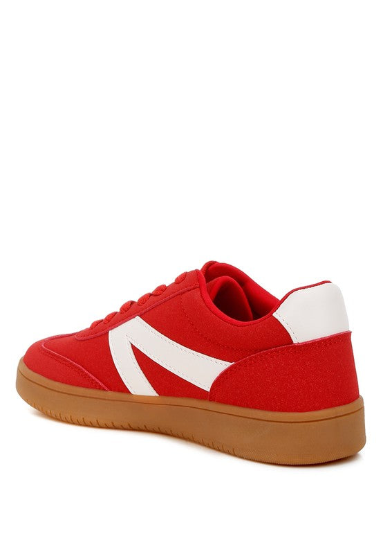 Contrasting Patchwork Chunky Sneakers