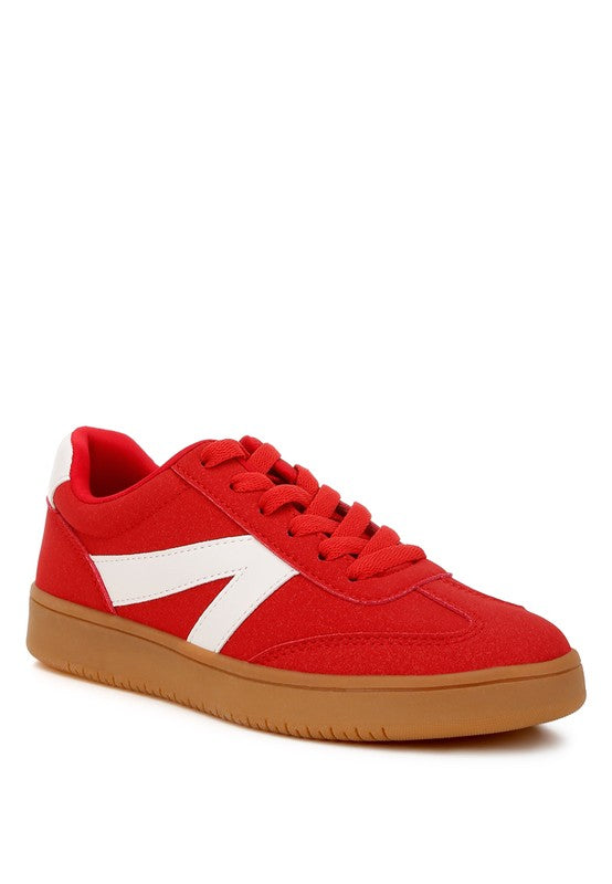 Contrasting Patchwork Chunky Sneakers