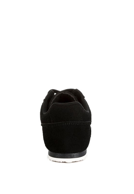 Microfiber & Mesh Sneakers