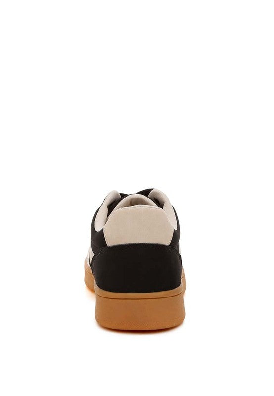 Contrasting Patchwork Chunky Sneakers