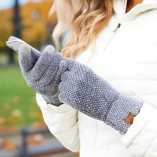 Chenille Touch Gloves