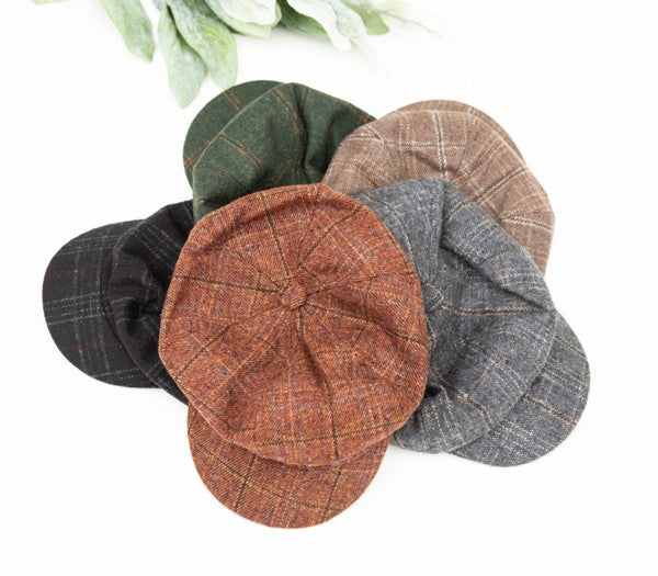 Newsboy Cap Plaid