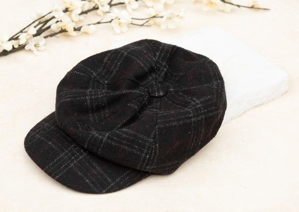 Newsboy Cap Plaid