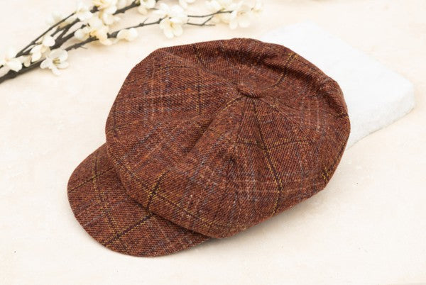 Newsboy Cap Plaid