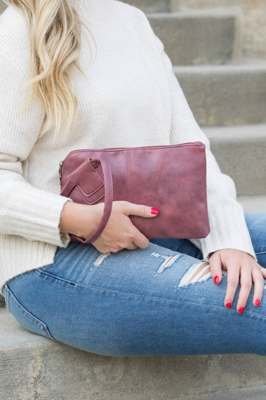 O Ring Wristlet Mini Clutch