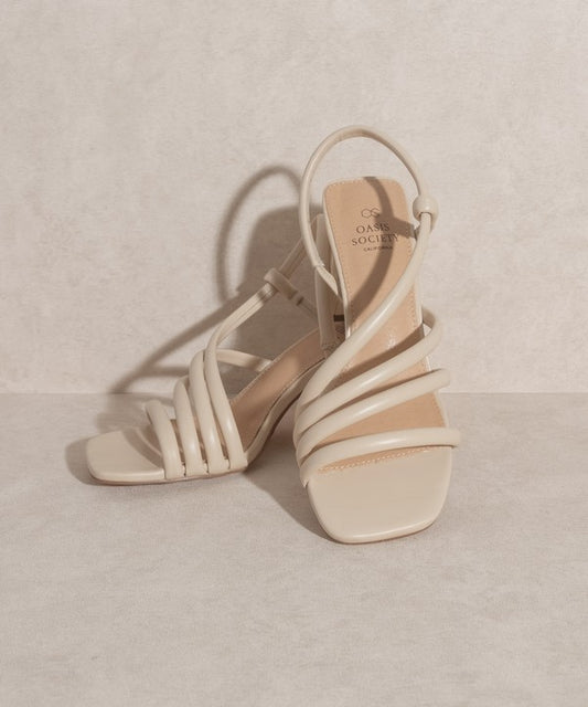 Wooden Heel Sandal - Ashley