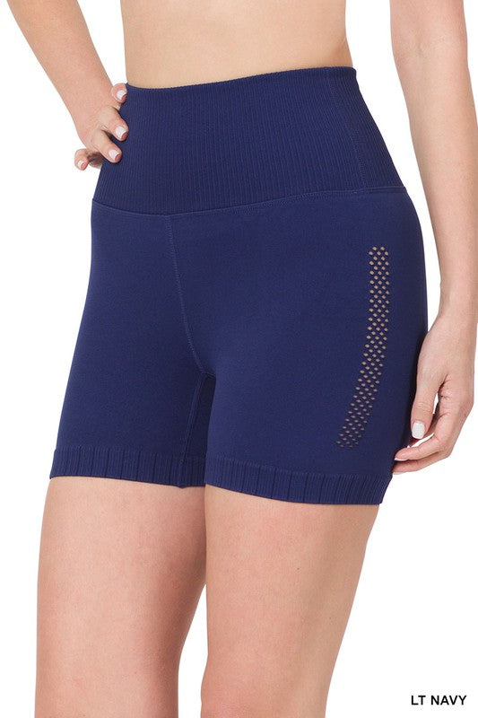 Seamless High Waisted Work Out Shorts