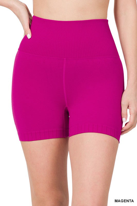 Seamless High Waisted Work Out Shorts