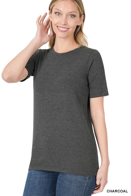 Short Sleeve Round Neck Top