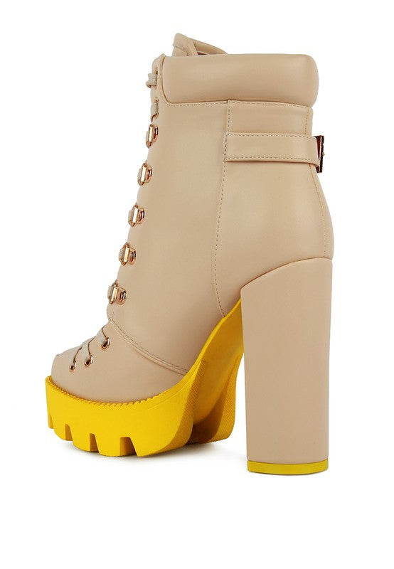 Cushion Collared Biker Boot