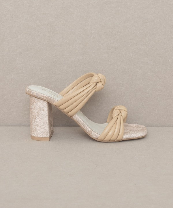 Strappy Knot Heel - Raquel