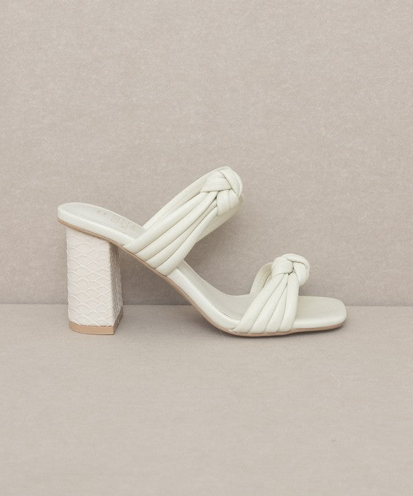 Strappy Knot Heel - Raquel