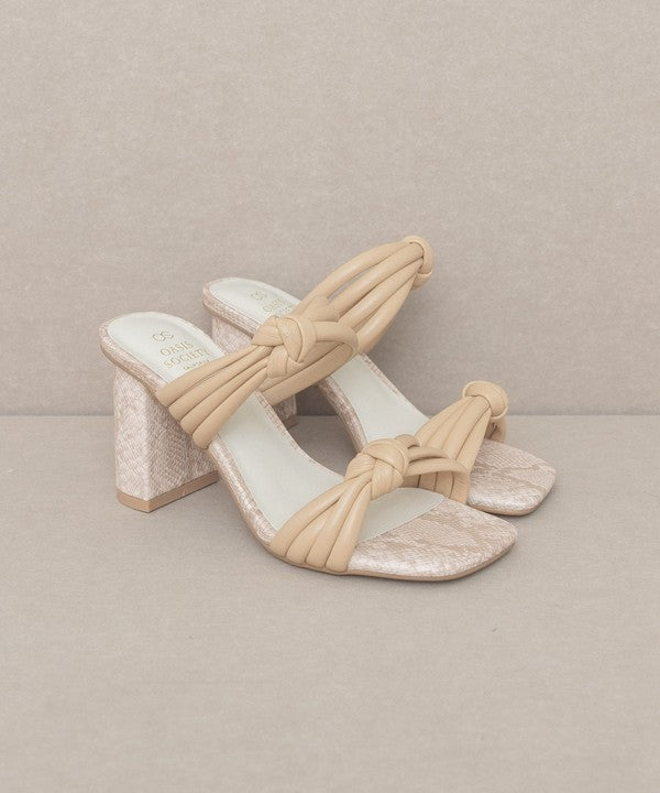 Strappy Knot Heel - Raquel