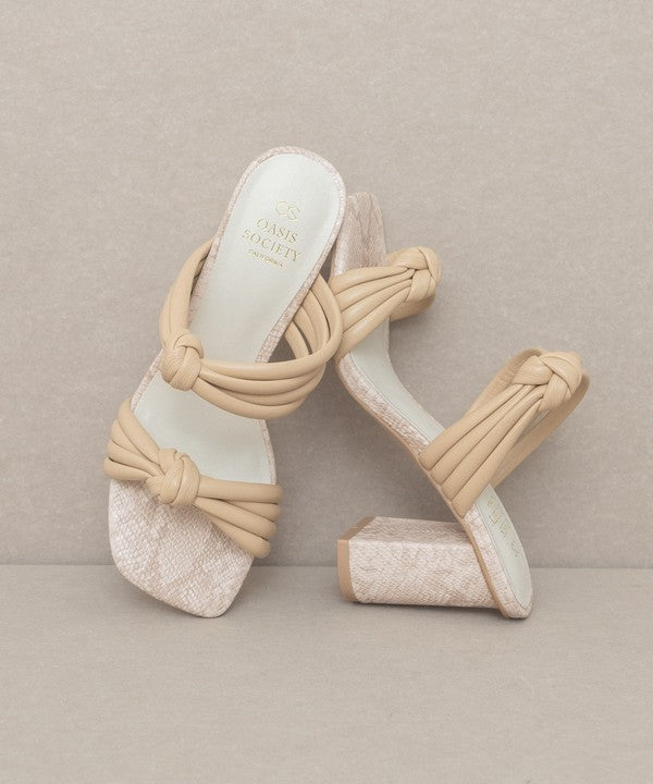 Strappy Knot Heel - Raquel