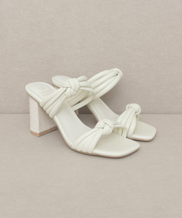 Strappy Knot Heel - Raquel