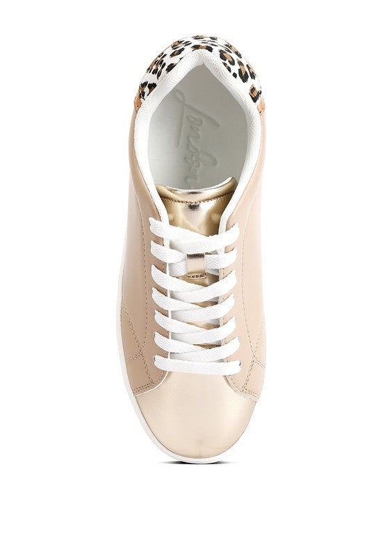 Metallic Accent Sneakers