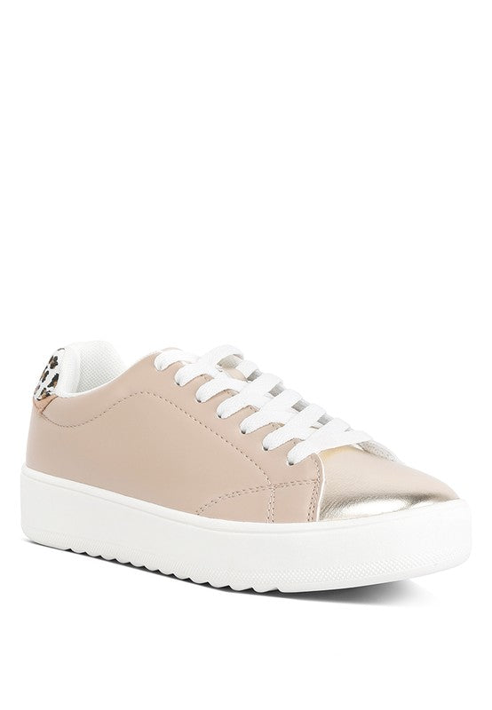 Metallic Accent Sneakers