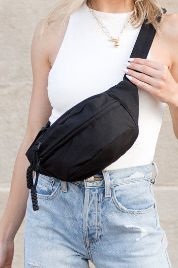 Crescent Sling Belt Fanny Bag