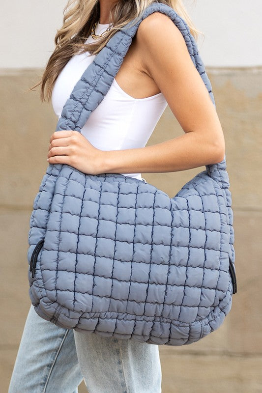 Quilted Puffer Tote