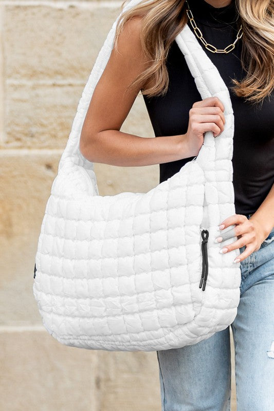 Quilted Puffer Tote