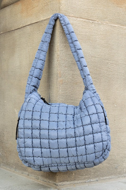 Quilted Puffer Tote