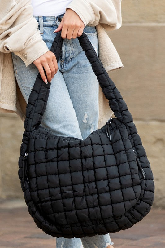 Quilted Puffer Tote