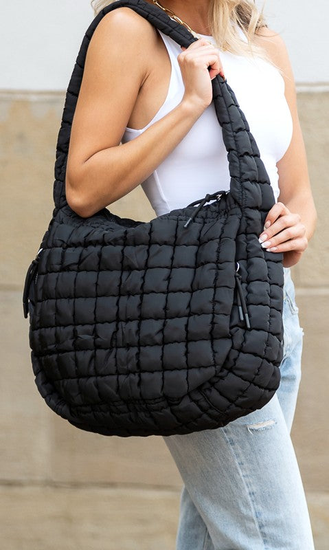 Quilted Puffer Tote