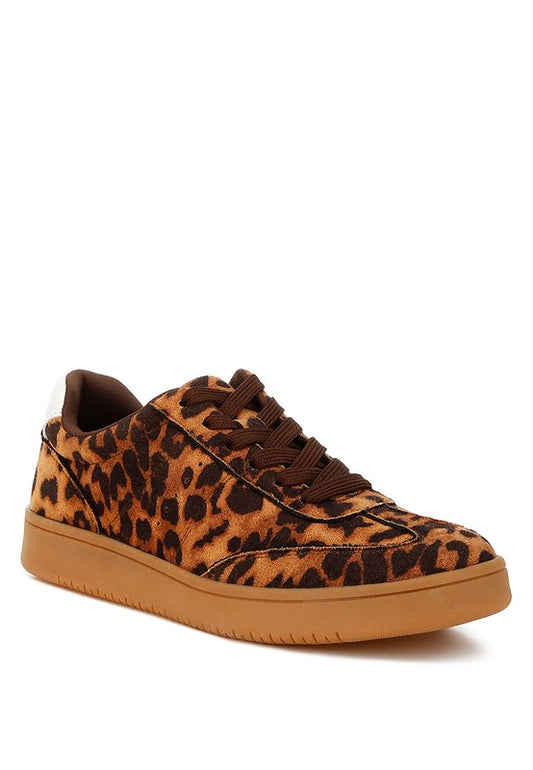 Leopard Print Chunky Sneakers