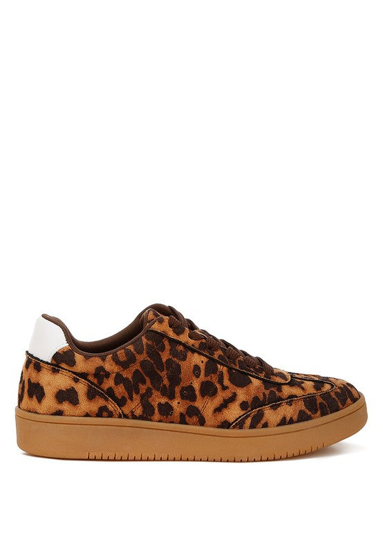 Leopard Print Chunky Sneakers