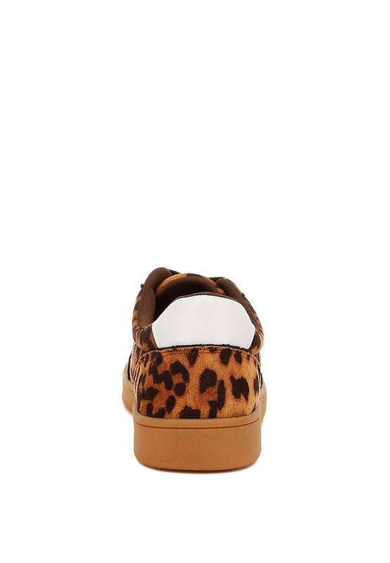 Leopard Print Chunky Sneakers