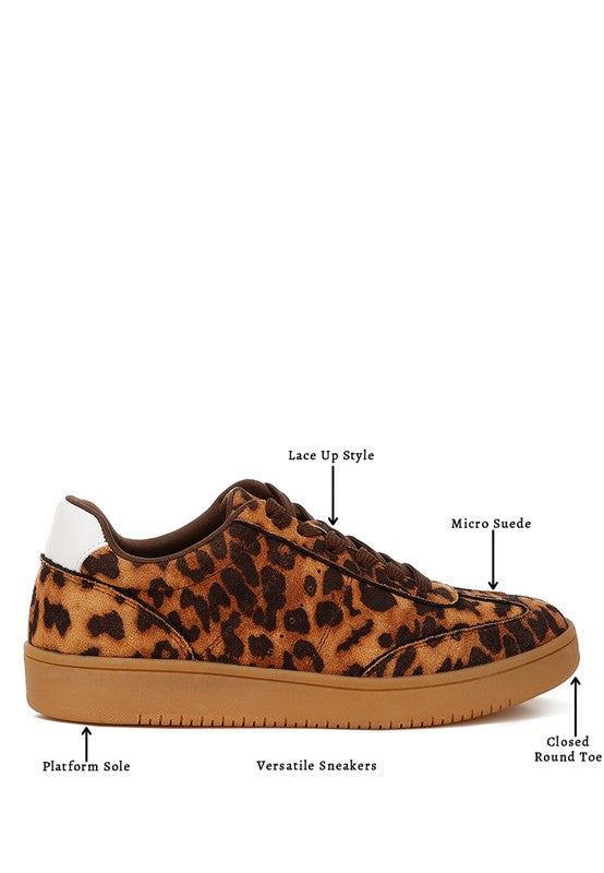 Leopard Print Chunky Sneakers