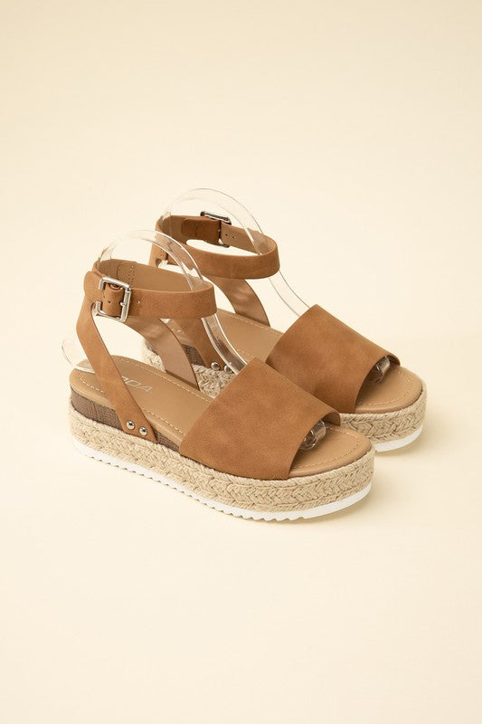 Ankle Strap Espadrille Sandals