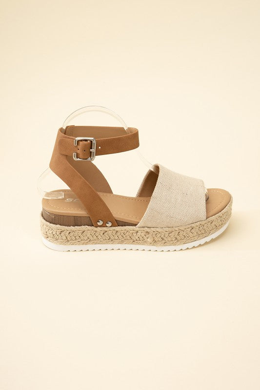 Ankle Strap Espadrille Sandals