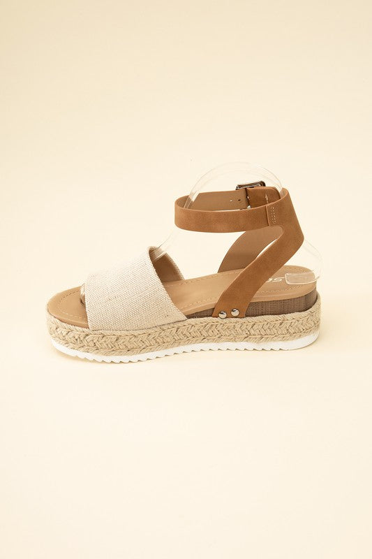 Ankle Strap Espadrille Sandals