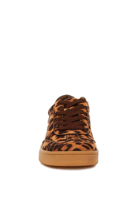 Leopard Print Chunky Sneakers