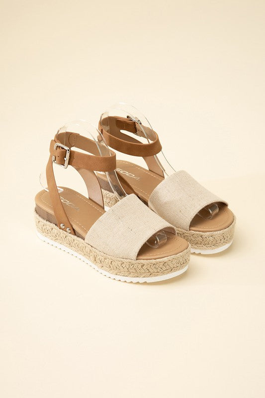 Ankle Strap Espadrille Sandals