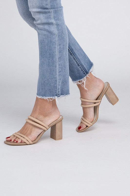 Strappy Alligator Heel