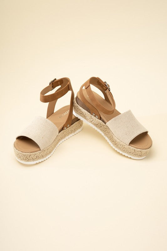 Ankle Strap Espadrille Sandals