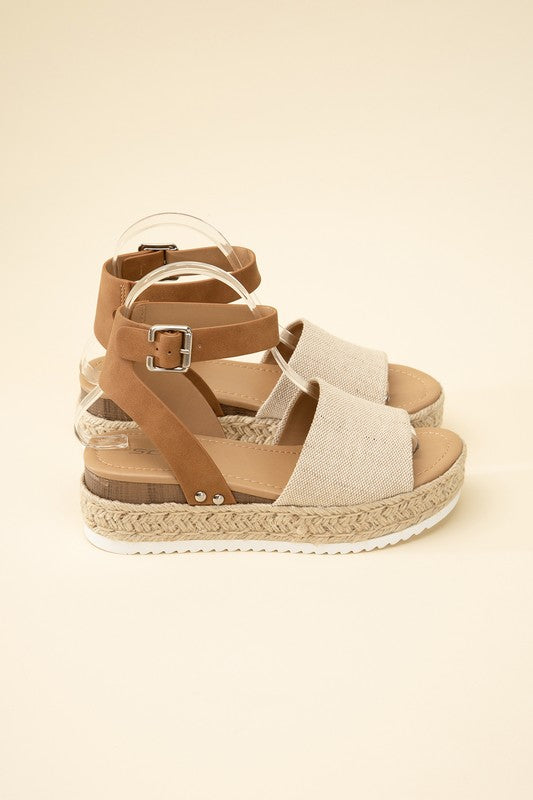 Ankle Strap Espadrille Sandals