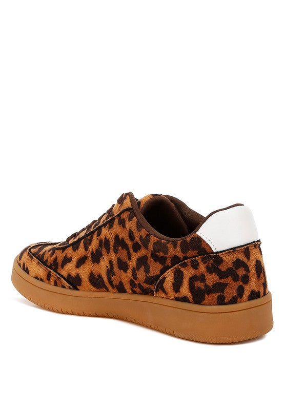 Leopard Print Chunky Sneakers