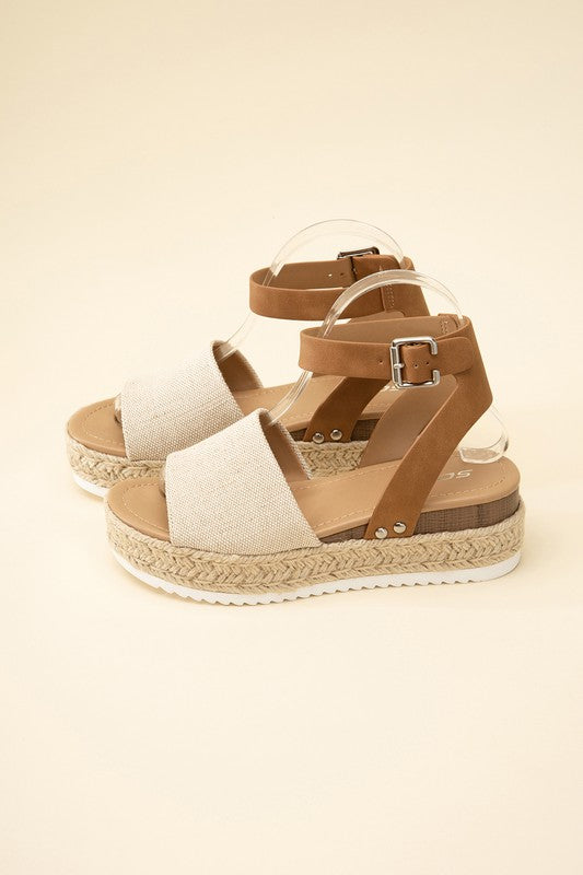 Ankle Strap Espadrille Sandals