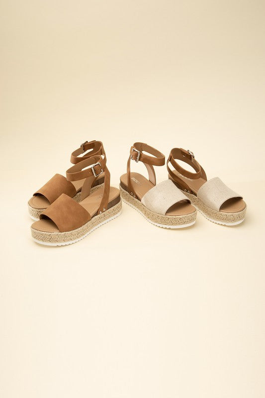 Ankle Strap Espadrille Sandals